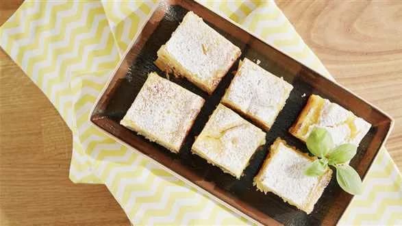 Batony cytrynowe na orkiszowym spodzie