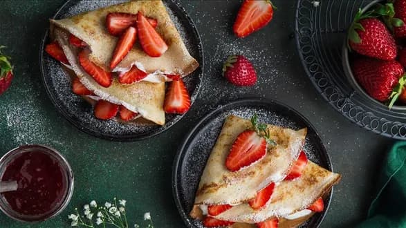 Naleśniki z truskawkami