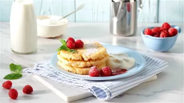 Ryżowe placuszki z owocami