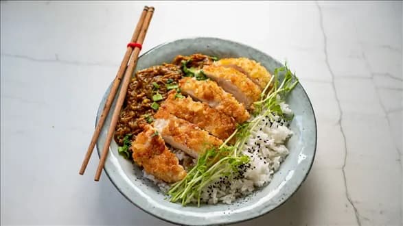 Katsu curry z kurczakiem