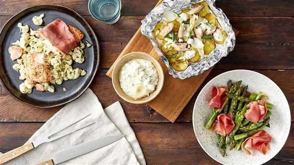 Szparagi z szynką parmeńską