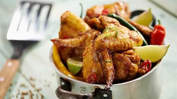 Imbirowe skrzydełka z grilla