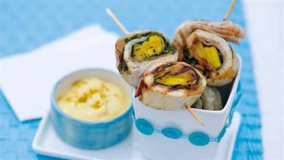 Grillowane ślimaki z indyka