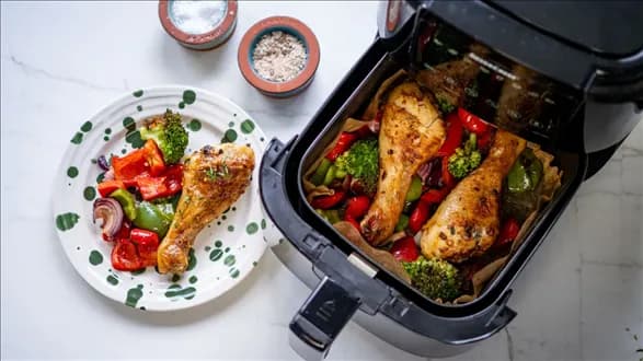 Udka z warzywami z airfryera