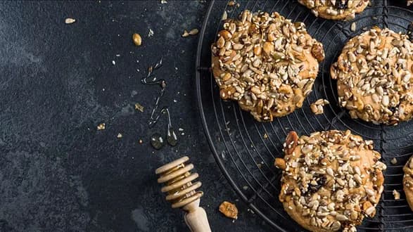 Ciastka owsiane z bakaliami