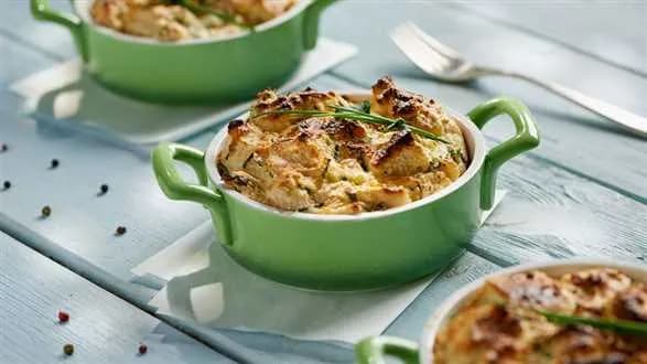 Chlebowy suflet z serem