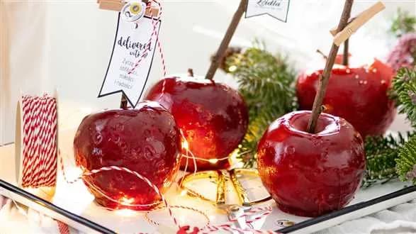 Jadalne prezenty: Jabłka w karmelu