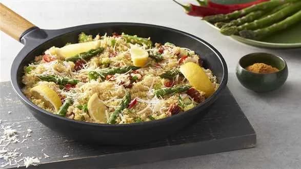 Kaszotto ze szparagami