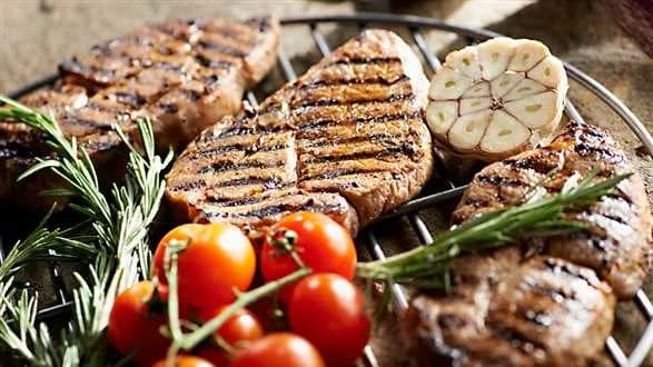 Grillowana karkówka po myśliwsku