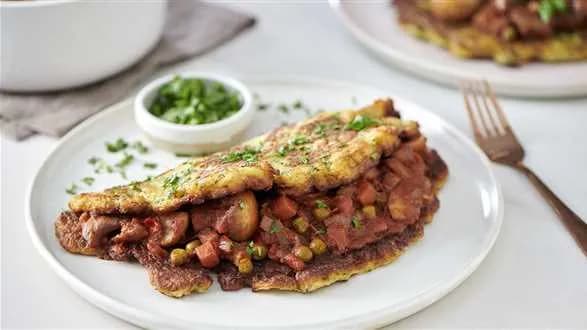 Wegański placek po węgiersku