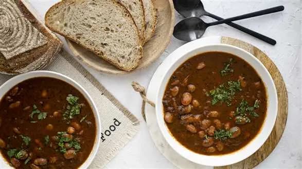 Wegańska fasolka po bretońsku