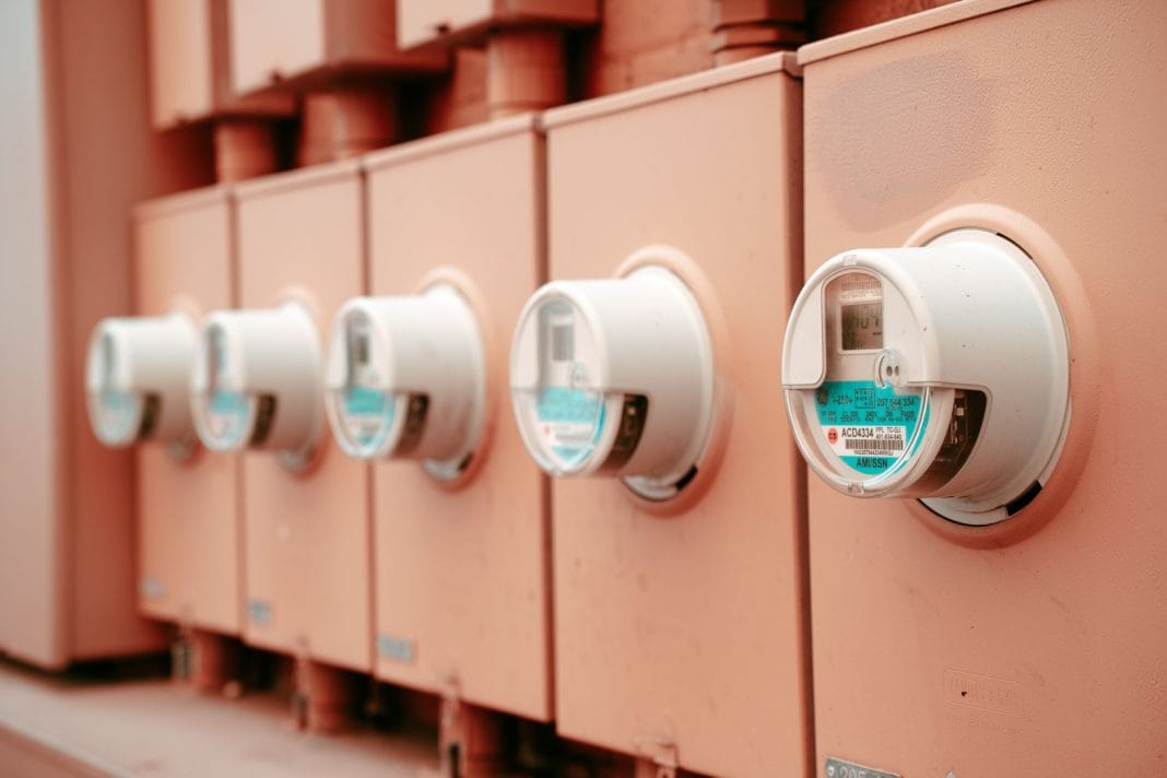 Rząd przemysłowych liczników energii elektrycznej do monitoringu zużycia